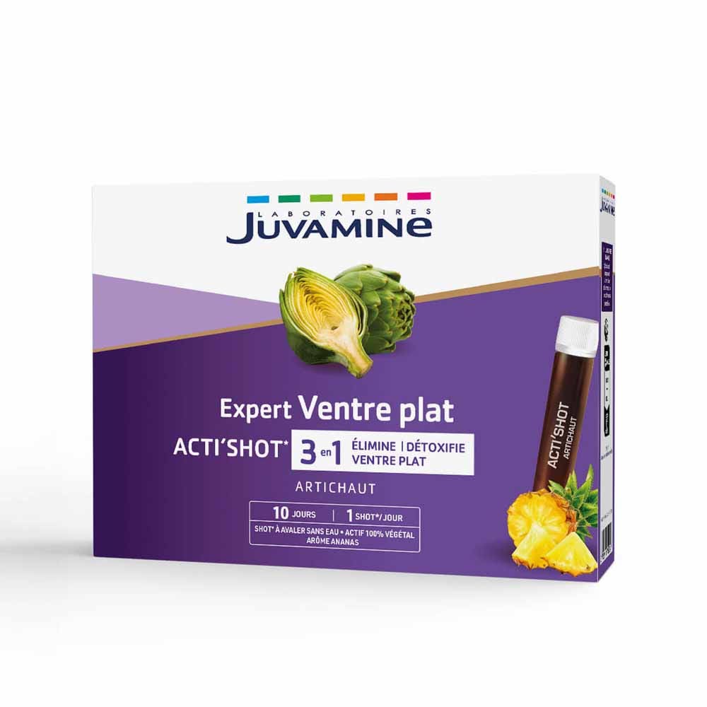 Juvamine Acti'shot Artichaut 10 shots