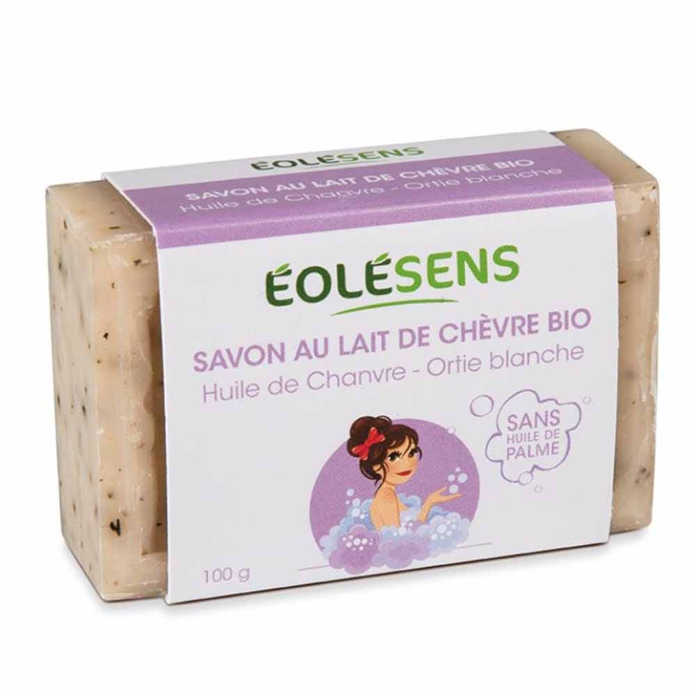 Eolesens Savon Lait de Chèvre et Huile de Chanvre Bio 100g