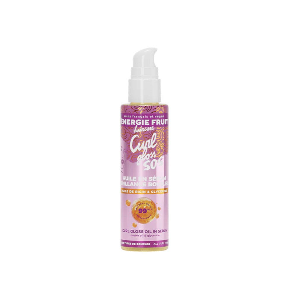 Energie Fruit SOS Curl Gloss Huile en Sérum Capillaire Cheveux Bouclés 75ml