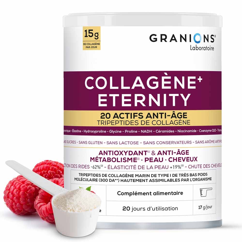 Granions Collagène Eternity Goût framboise 343g
