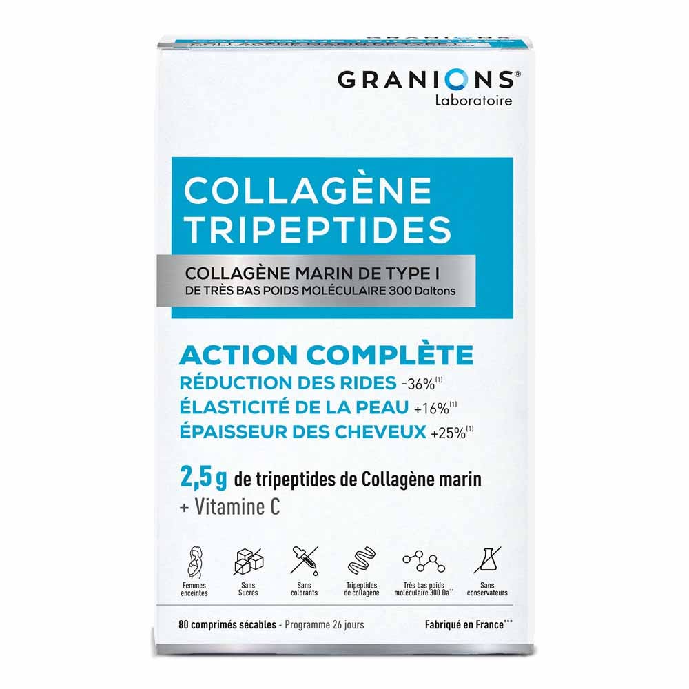Granions Collagène Tripeptides 2,5g 80 comprimés