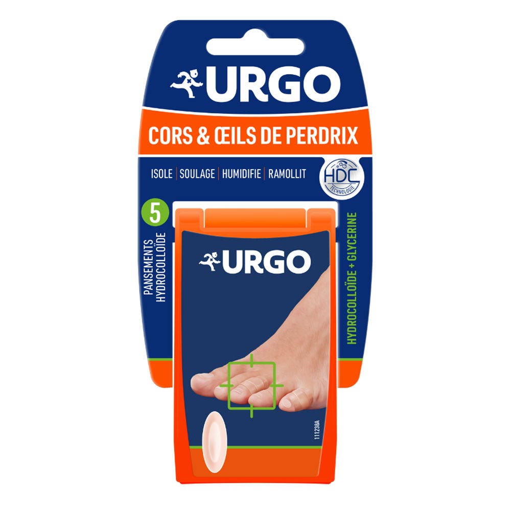 Urgo Traitement Cors Et Oeils-de-perdrix 5 Pansements Gel