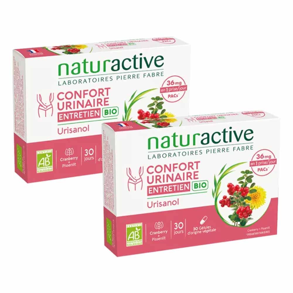 Naturactive Urisanol Confort urinaire Entretien BIO 2x30 gélules