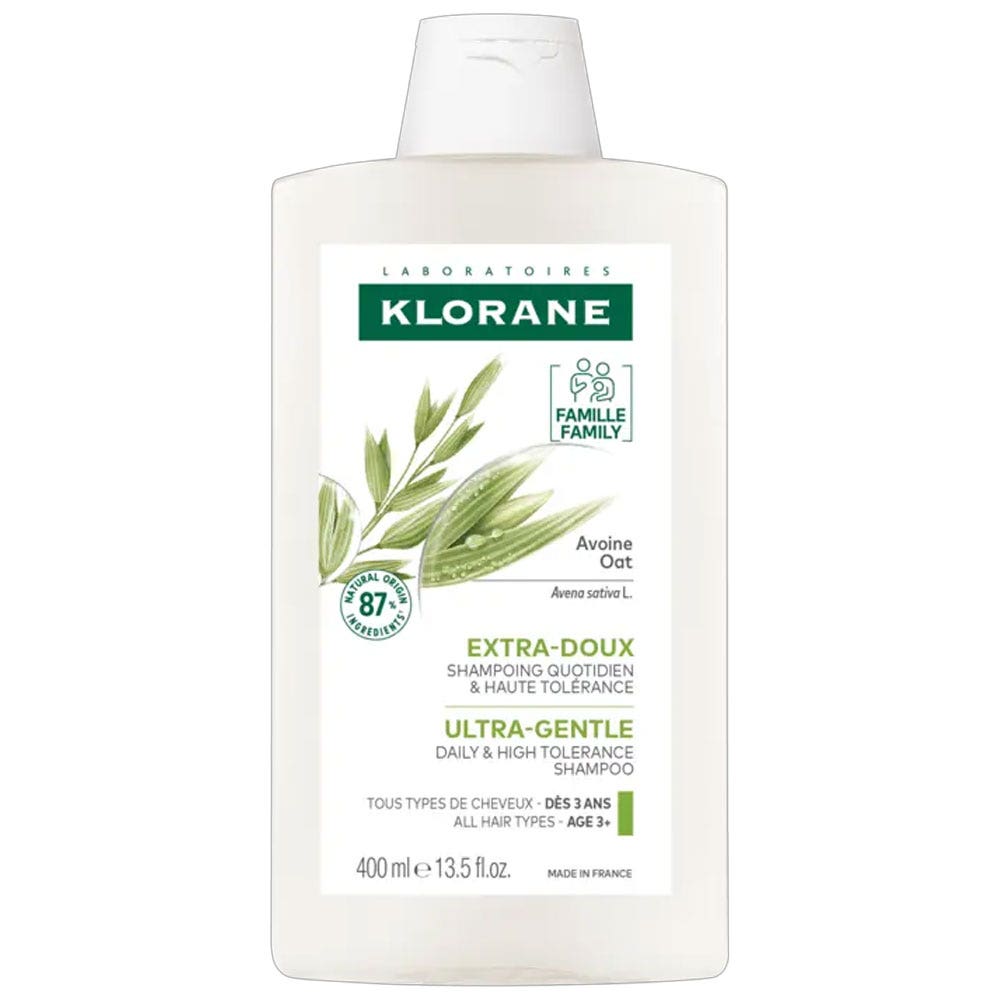 Klorane Avoine Shampoing Extra-doux Tous types de cheveux 400ml