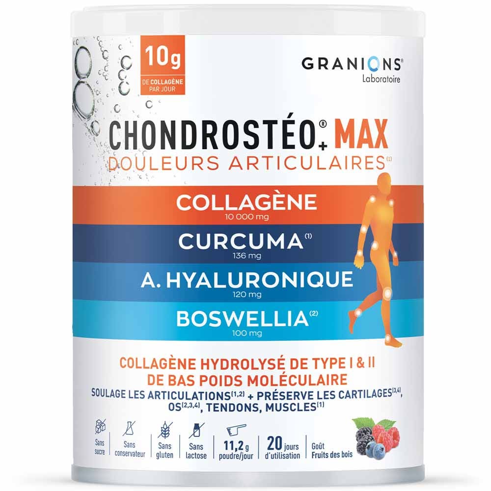 Granions Chondrostéo Max Goût fruits des bois 226g