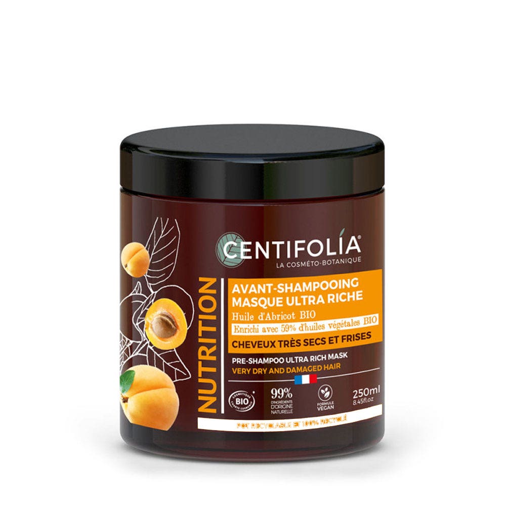 Centifolia Nutrition Avant-Shampoing Masque Ultra Riche Bio 250ml