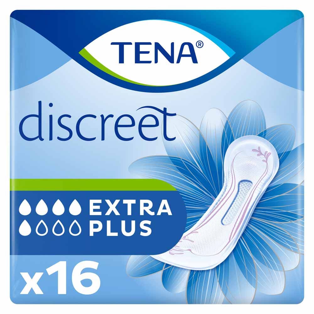 Tena Discreet Extra Plus Serviettes Absorbantes x16