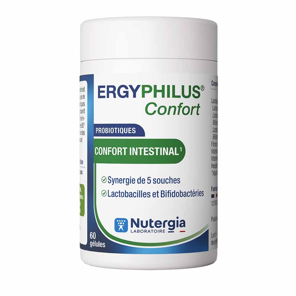Nutergia Ergyphilus Confort Intestinal Probiotiques 60 Gélules