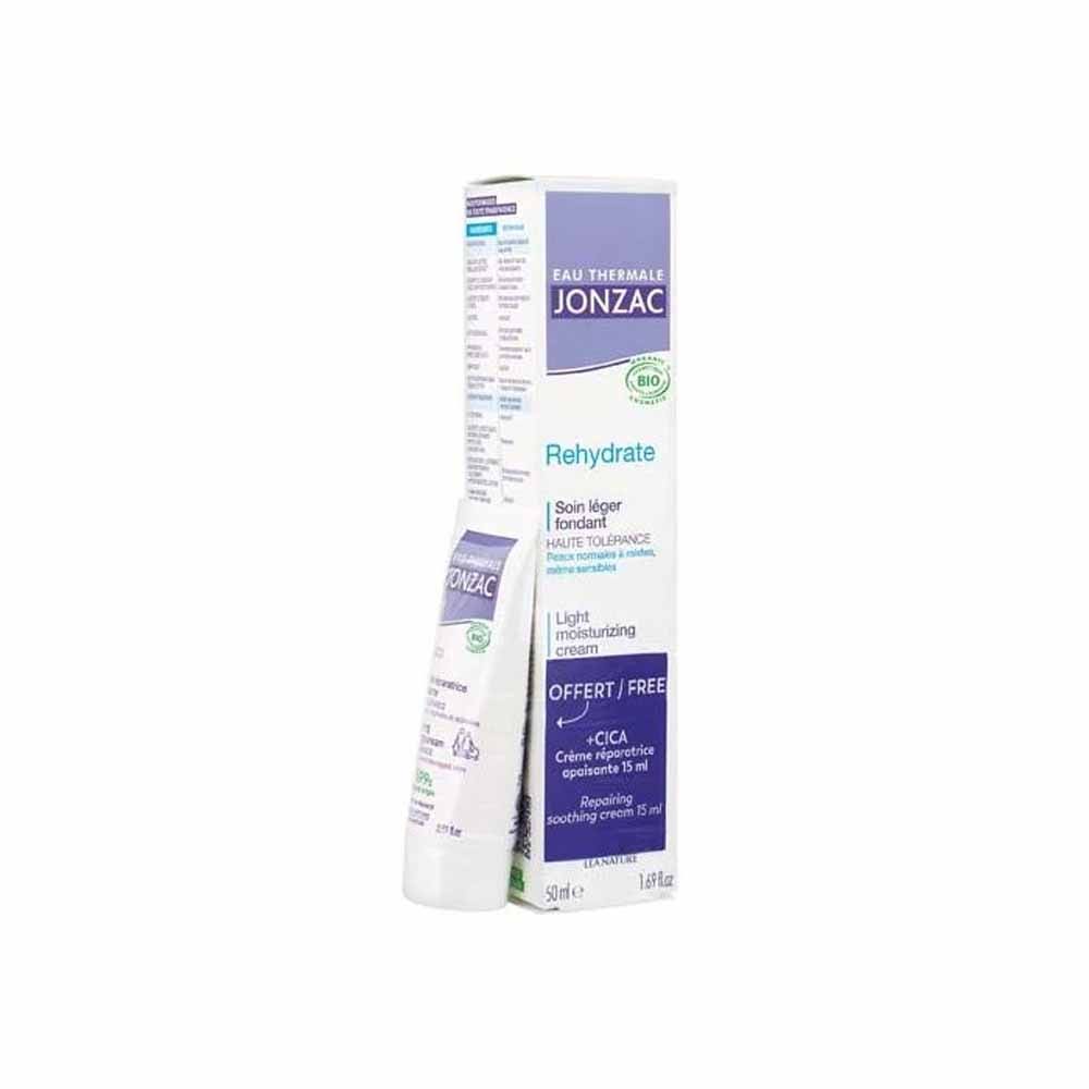Eau thermale Jonzac REhydrate Lot Soin Léger Réhydrate & Crème +Cica 15ml 75ml