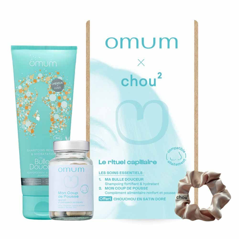 Omum Coffret Capillaire Omum x Chou² 200ml + 60 gélules