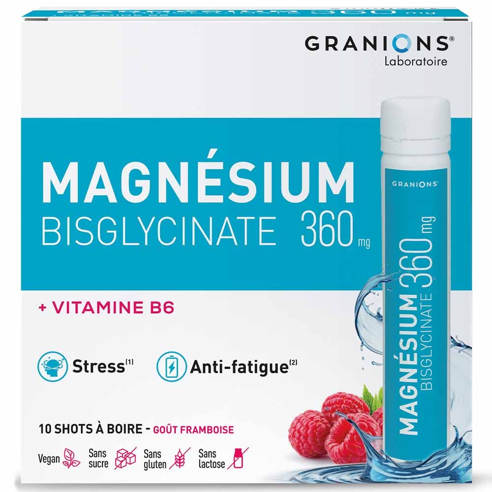 Granions Magnésium Bisglycinate 360 10 shots