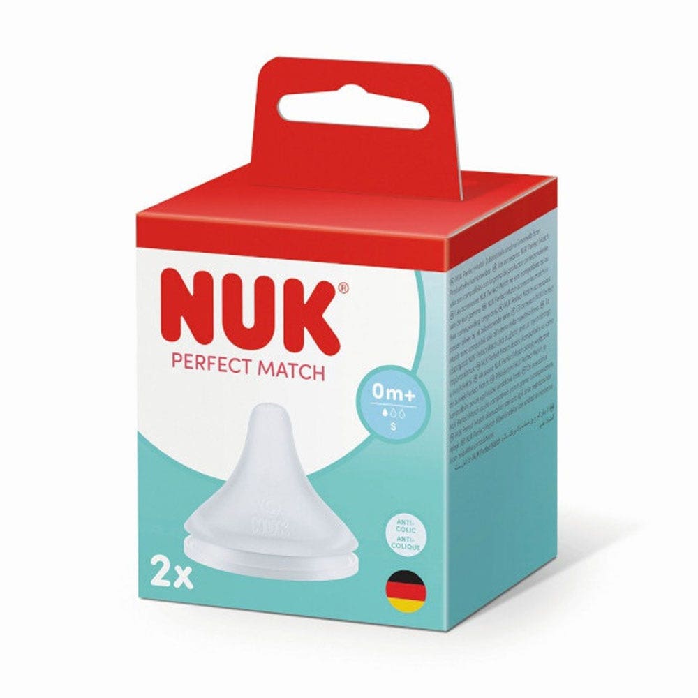 Nuk Perfect Match Tétine Silicone x2