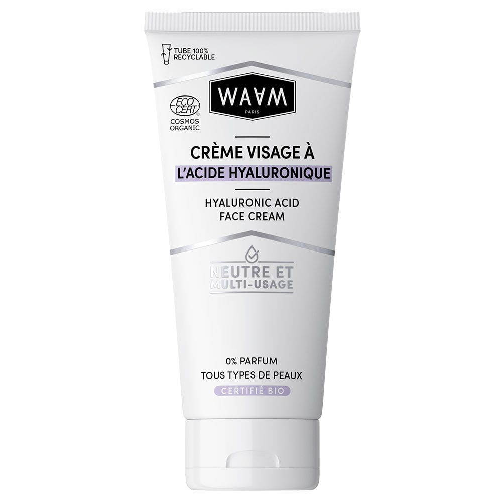 Waam Crème Visage A l'acide hyaluronique 75ml