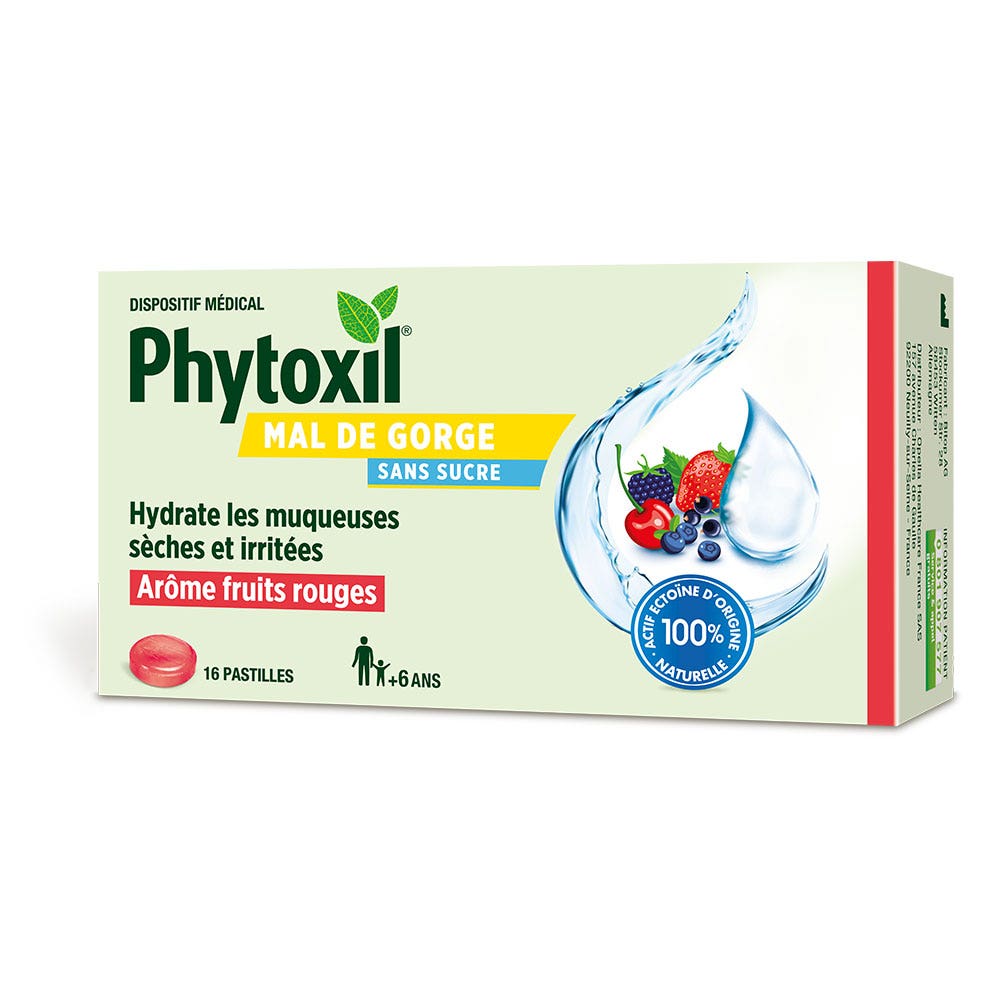 Phytoxil Gorge Irritée Sans Sucre Dès 6 Ans 16 Pastilles