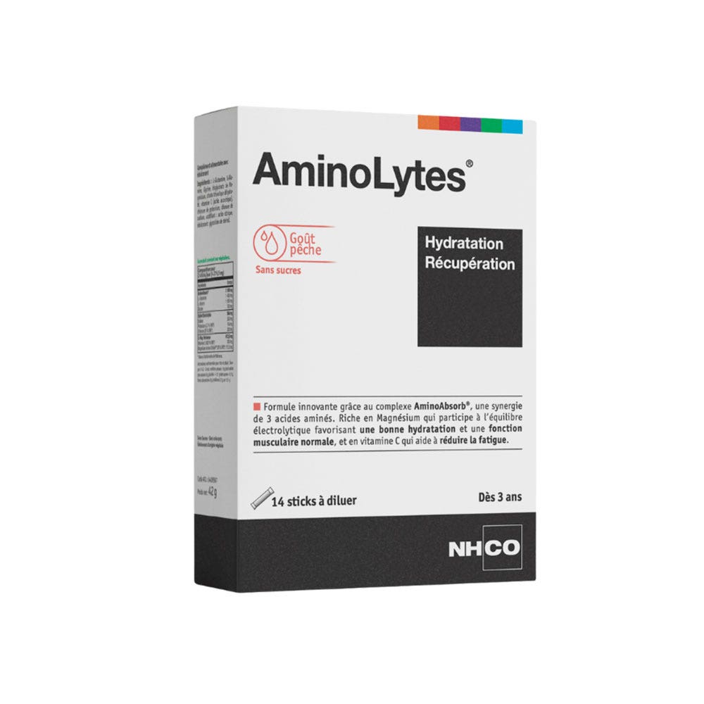 Nhco Nutrition AminoLytes Hydratation Récupération 0.042 14 sticks