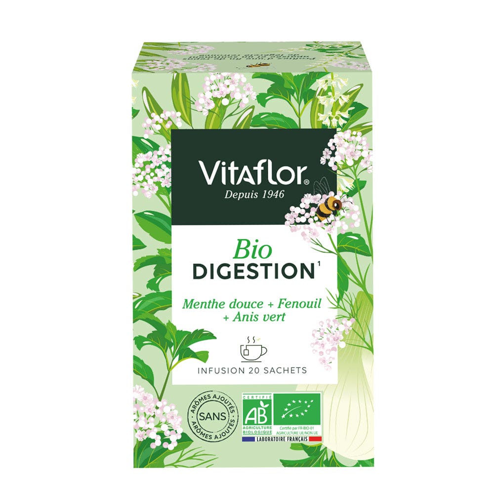 Vitaflor Tisane Digestion Bio 20 sachets