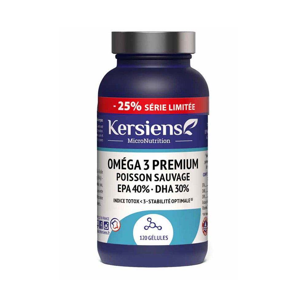 Kersiens Oméga 3 premium 120 capsules