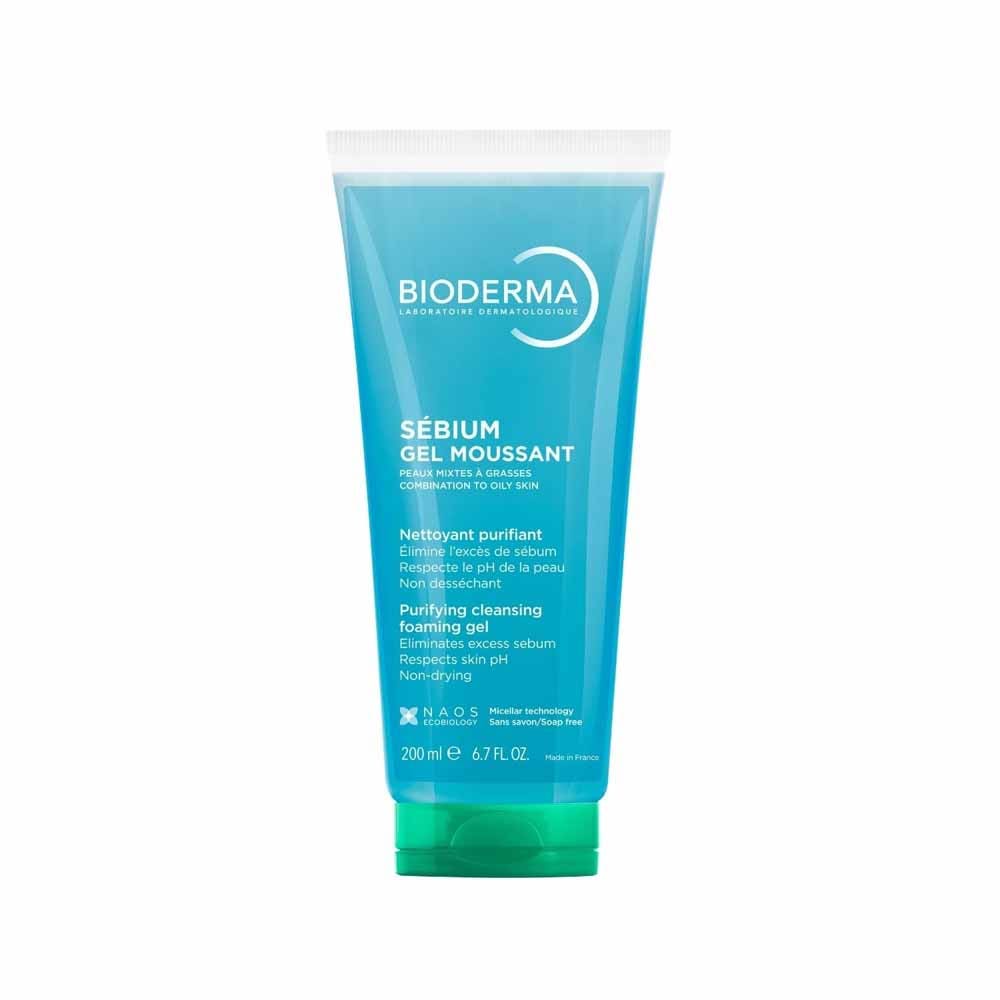 Bioderma Sebium Gel Moussant Peaux grasses 200ml