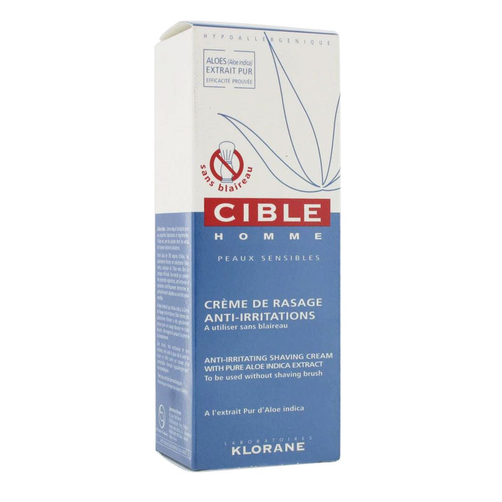 Klorane Creme De Rasage Anti-irritations Sans Blaireau Peaux Sensibles 100ml