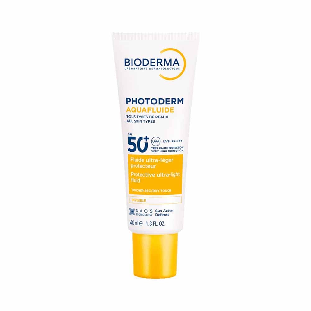 Bioderma Photoderm Aquafluide Texture ultra-légère hydratante SPF50+ Peaux sensibles 40ml