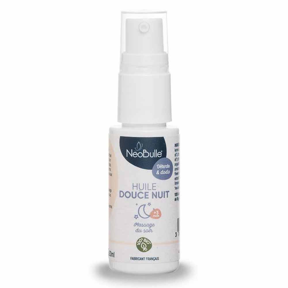Neobulle Soins Détente & Dodo Huile Douce Nuit, massage du soir 20ml
