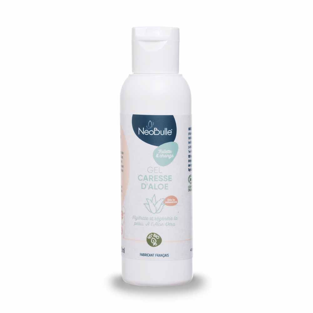 Neobulle Toilette & Change Bébé Gel Caresse d'Aloe Peaux Sèches et Irrités Dès La Naissance 125ml