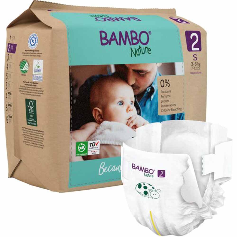 Bambo Nature Couches S Taille 2 3 à 6 kg x30