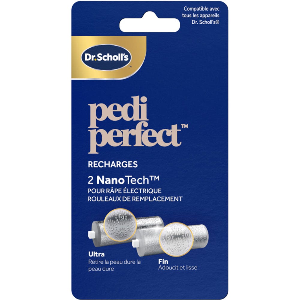 Scholl Pedi Perfect Recharges Nano Tech x2
