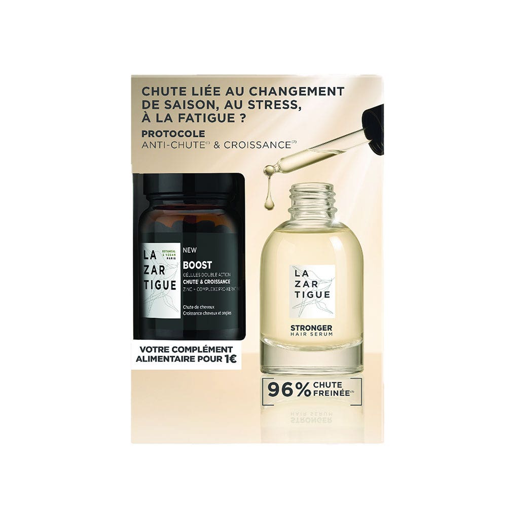 Lazartigue Stronger Coffret Sérum + Boost 50ml