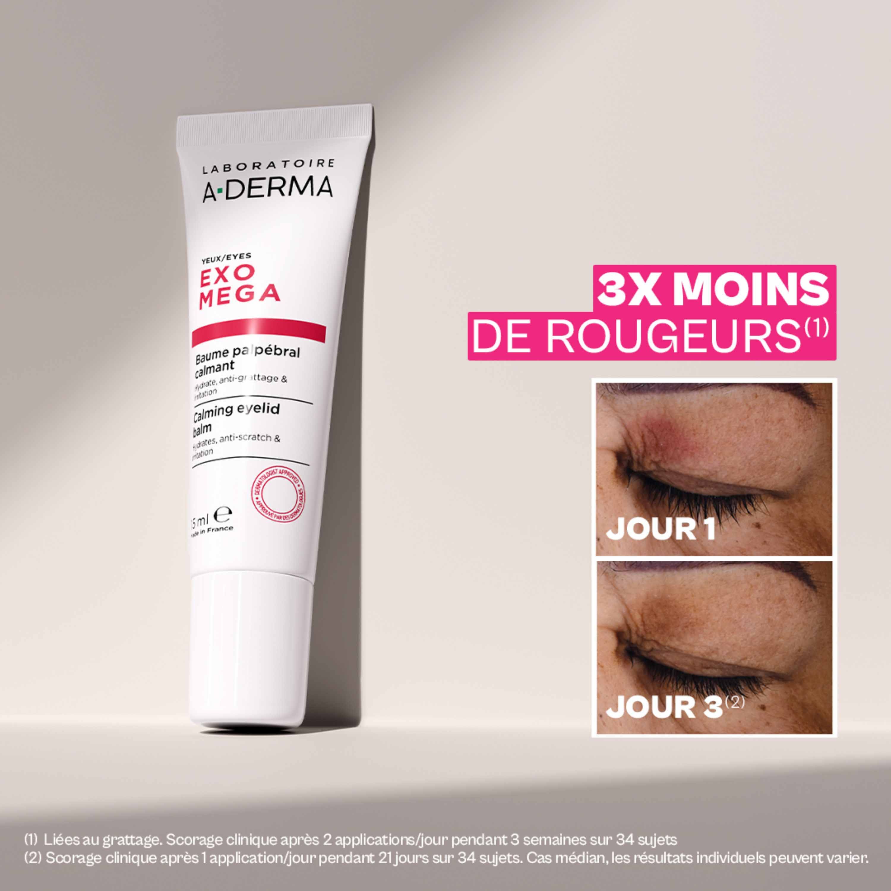 A-Derma Exomega Baume Palpébral Calmant 15ml - Easypara