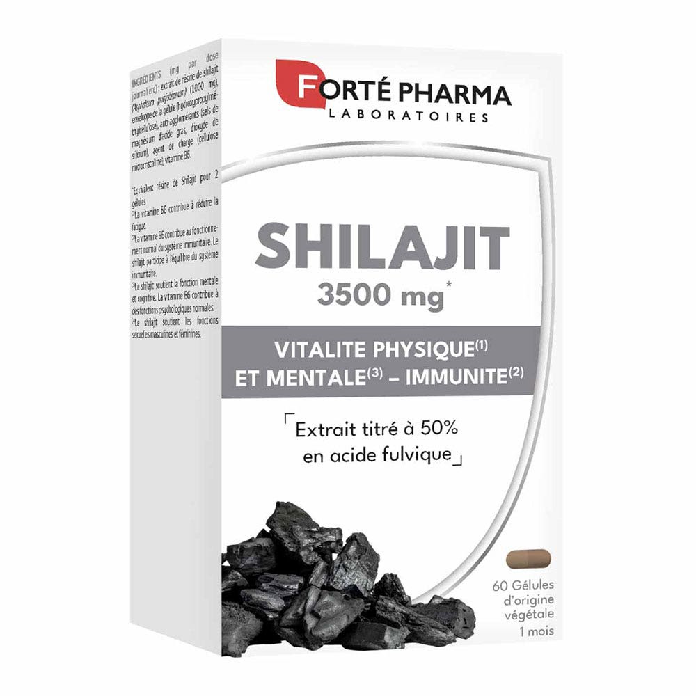 Forté Pharma Shilajit 1000mg 60 gélules végétales