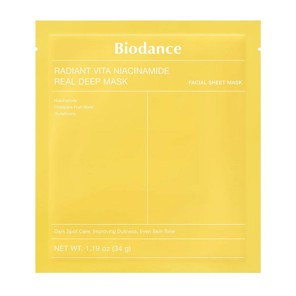 Biodance Radiant Vita Niacinamide Masque tissu gélifié Eclat du teint x1