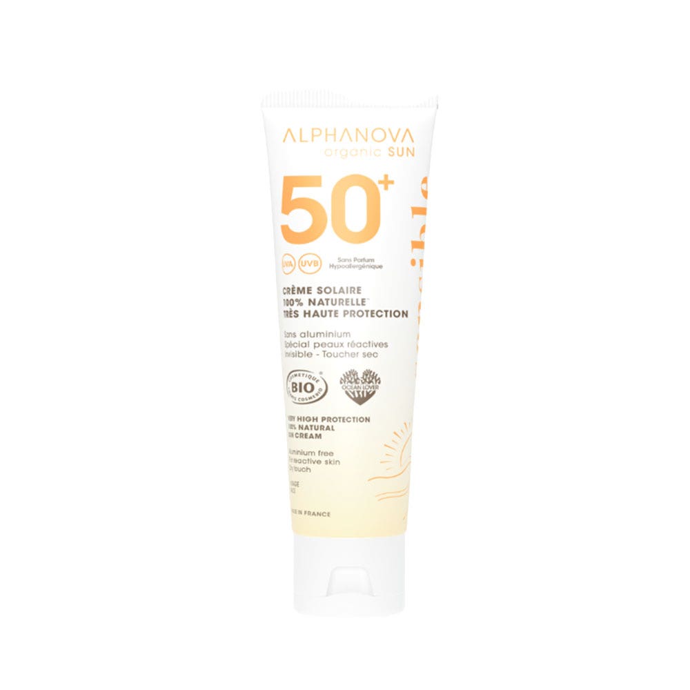 Alphanova Organic Sun Crème Solaire Spf50+ Sensitiv+ 50g