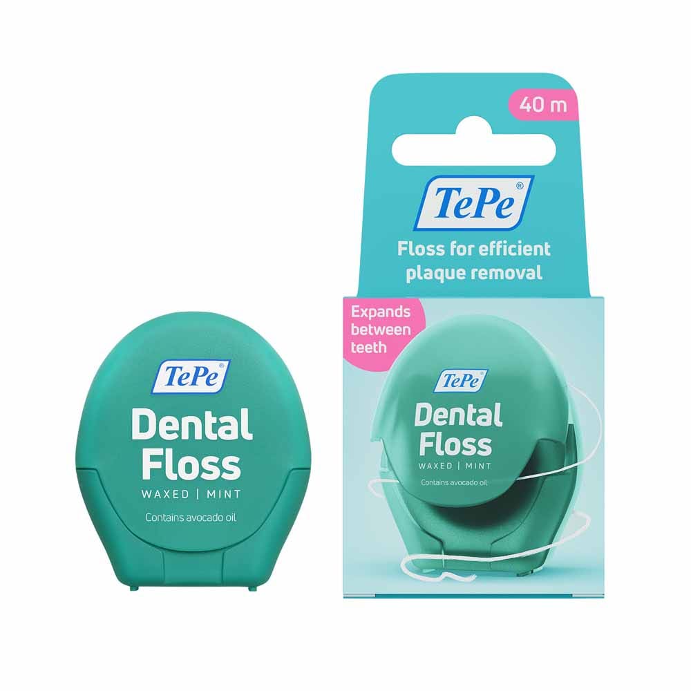TePe Fil Dentaire Gout Menthe Fraiche 40ml