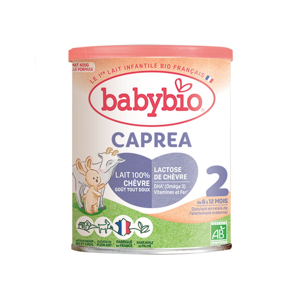 Babybio Laits Infantiles Caprea 1 En Poudre Bio Lait de Chêvre De 0 A 6 Mois 400g