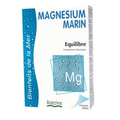 Biotechnie Magnesium Marin Equilibre 20 Ampoules