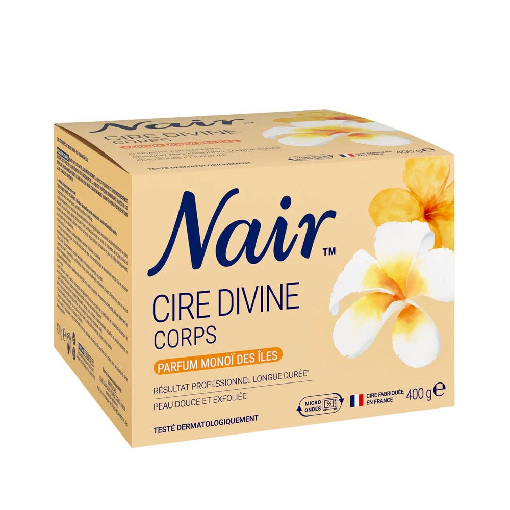 Nair Cire divine parfum monoi des iles intense 400g