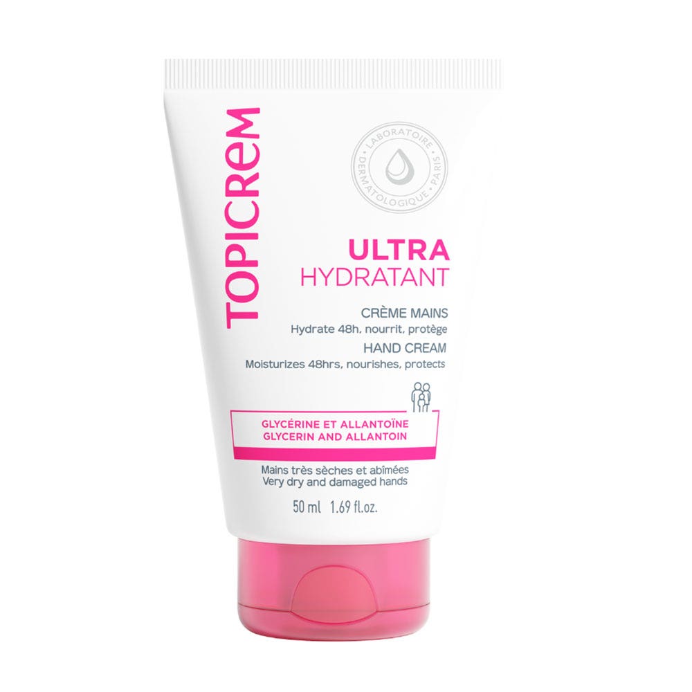 Creme Mains 50ml Ultra-Hydratant Peaux Tres Seches Et Abimees Topicrem