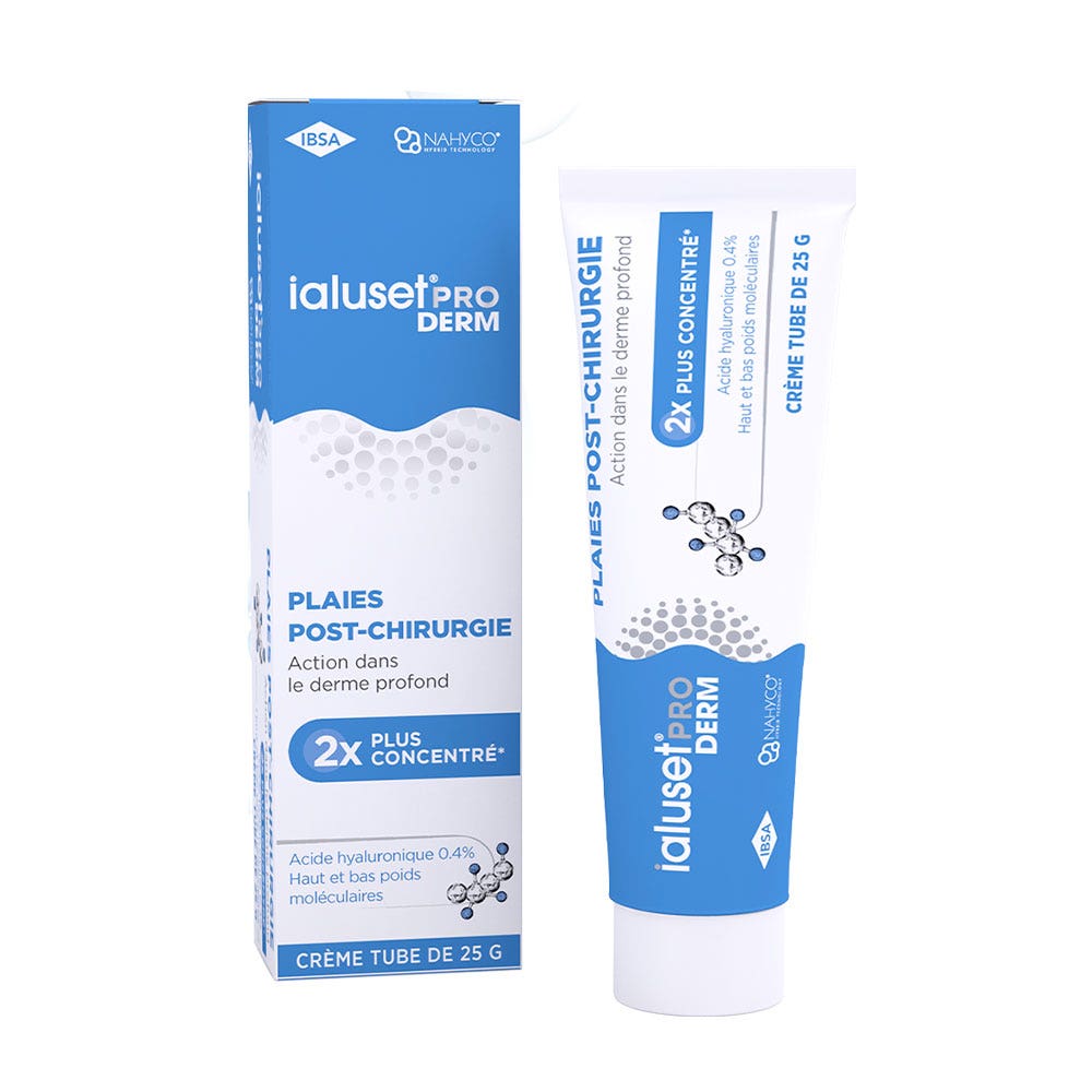 IBSA Ialuset Pro Derm Crème Plaies post-chirurgie 25g
