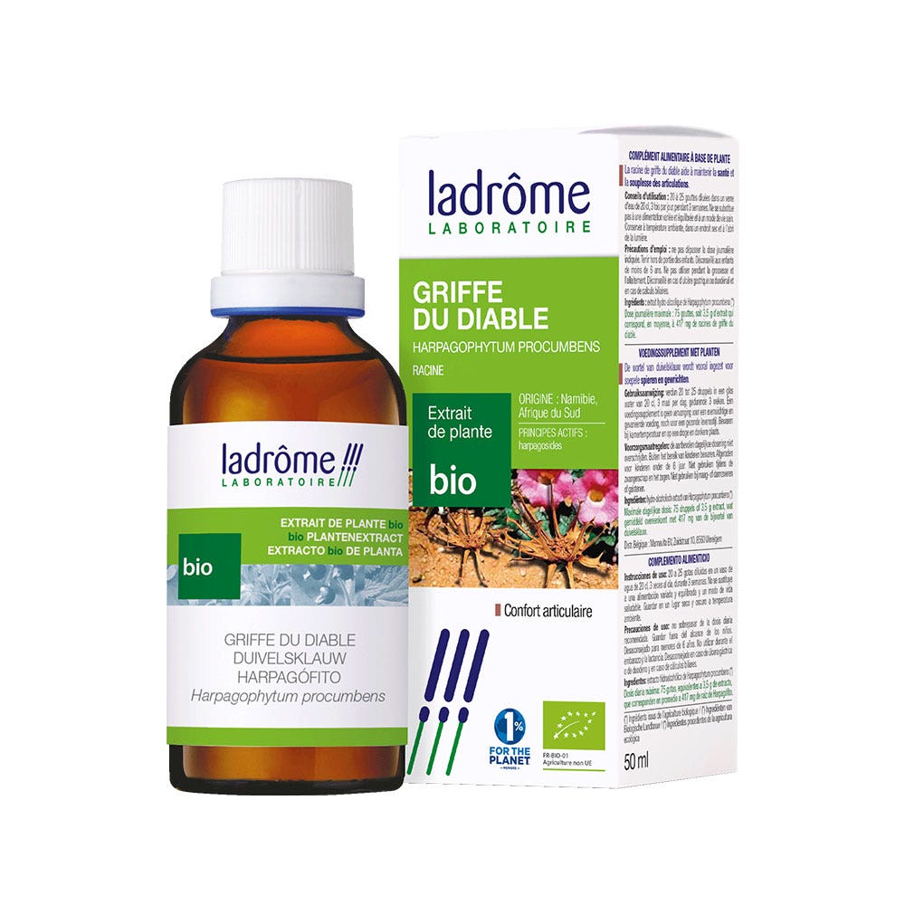 Ladrôme Extrait De Plante Griffe Du Diable Racine 50ml