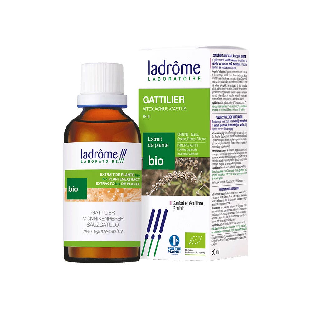 Ladrôme Extrait De Plante Gattilier Fruit 50ml