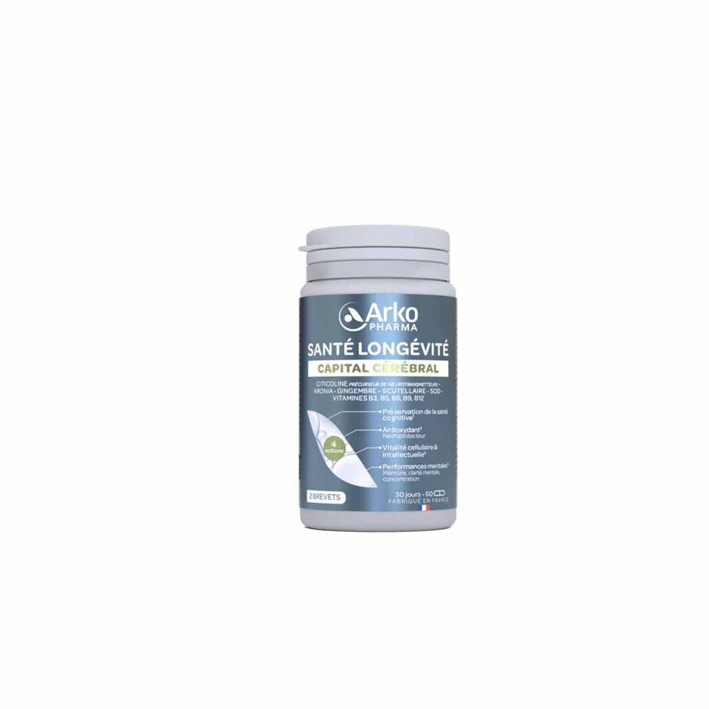 Arkopharma Santé Longévité Cérébrale 60 gélules