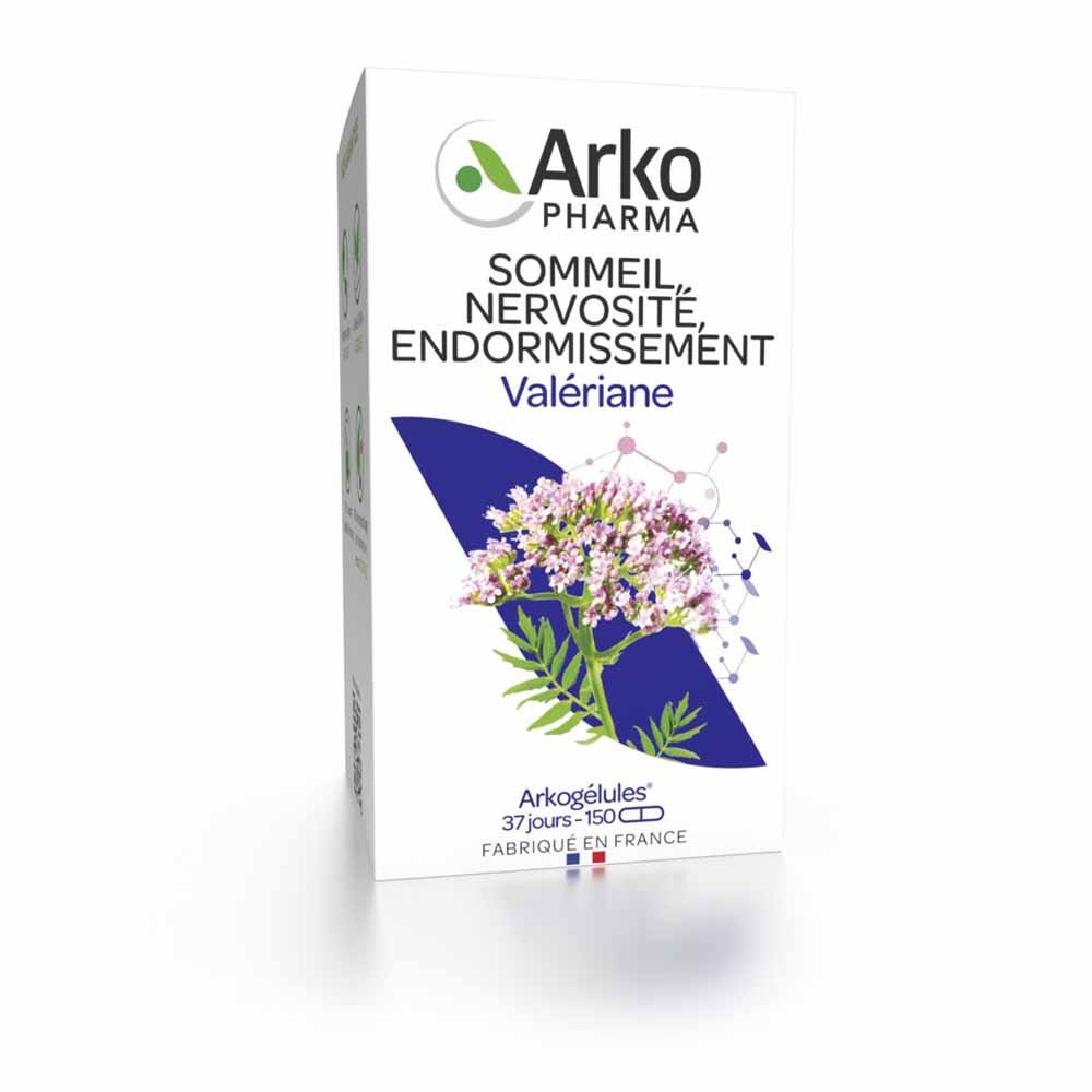 Arkopharma Arkogélules Valériane Sommeil Nervosité Endormissement 150 gélules