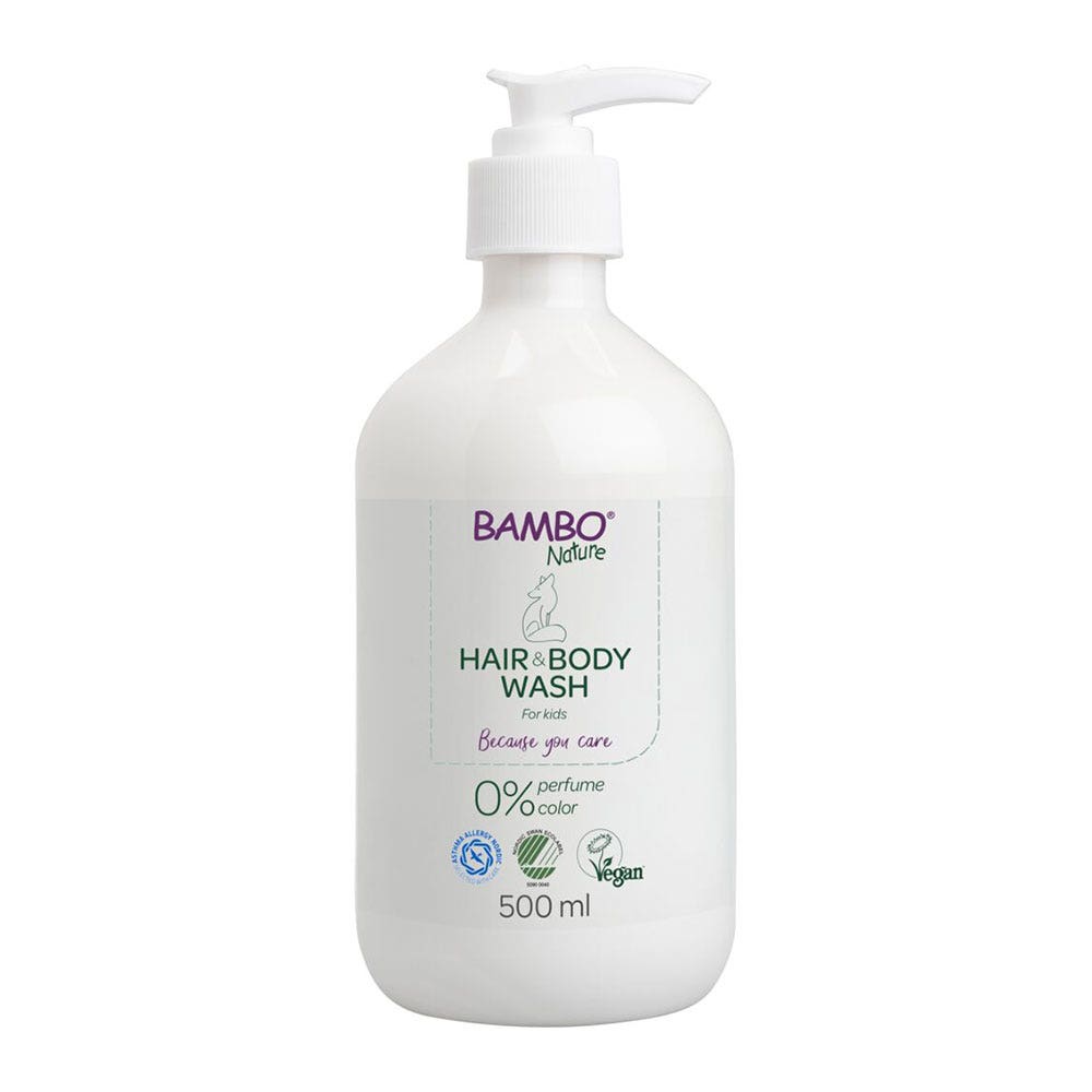 Bambo Nature Nettoyant pour les cheveux et le corps 500ml