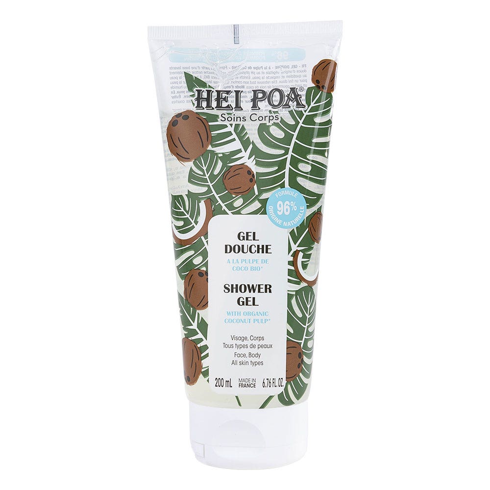 Hei Poa Shampooing douche à la Coco Bio 150ml
