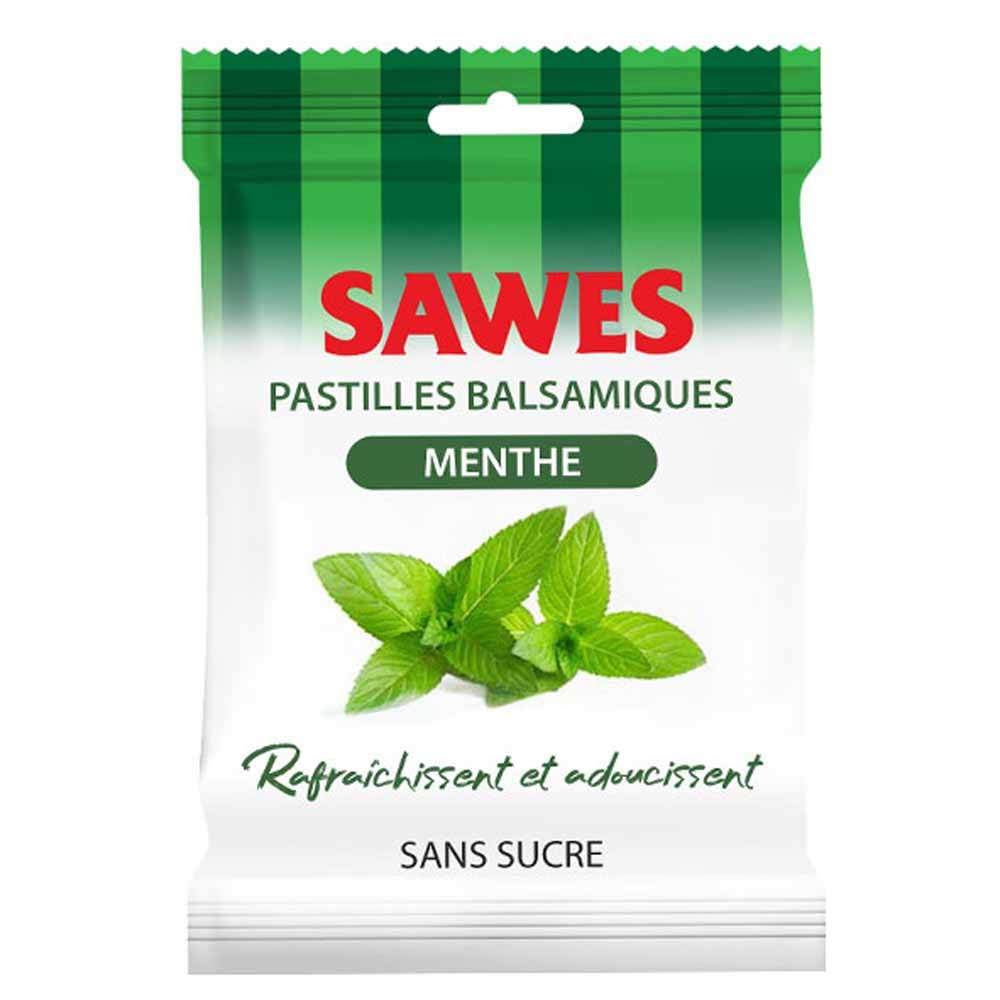 SAWES Bonbons menthe sans sucre 50g
