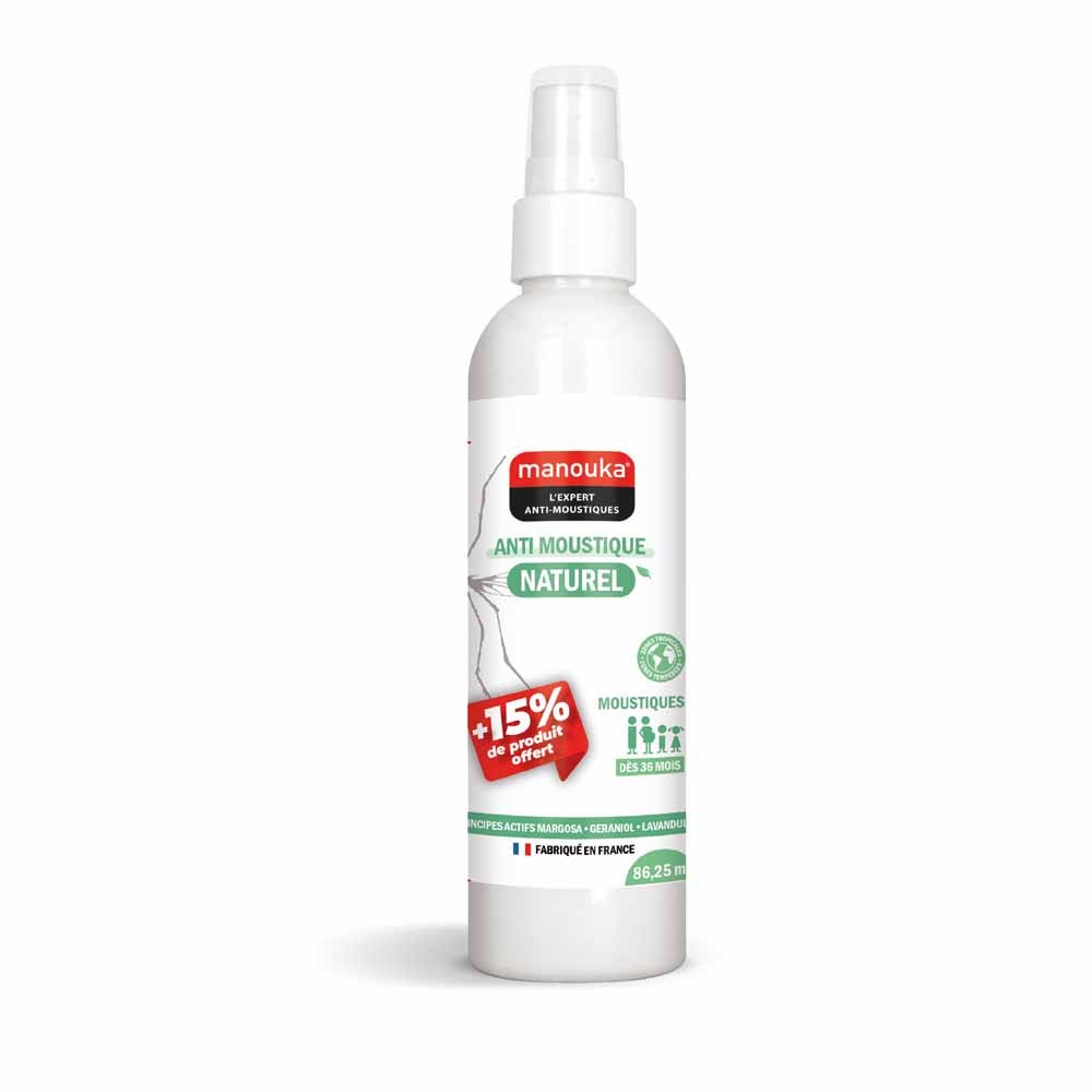 Manouka Spray Anti-Moustique Naturel 86ml