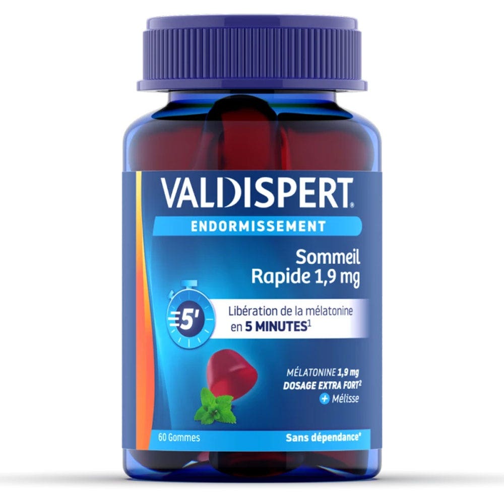 Valdispert Sommeil Rapide 1.9mg 60 gommes