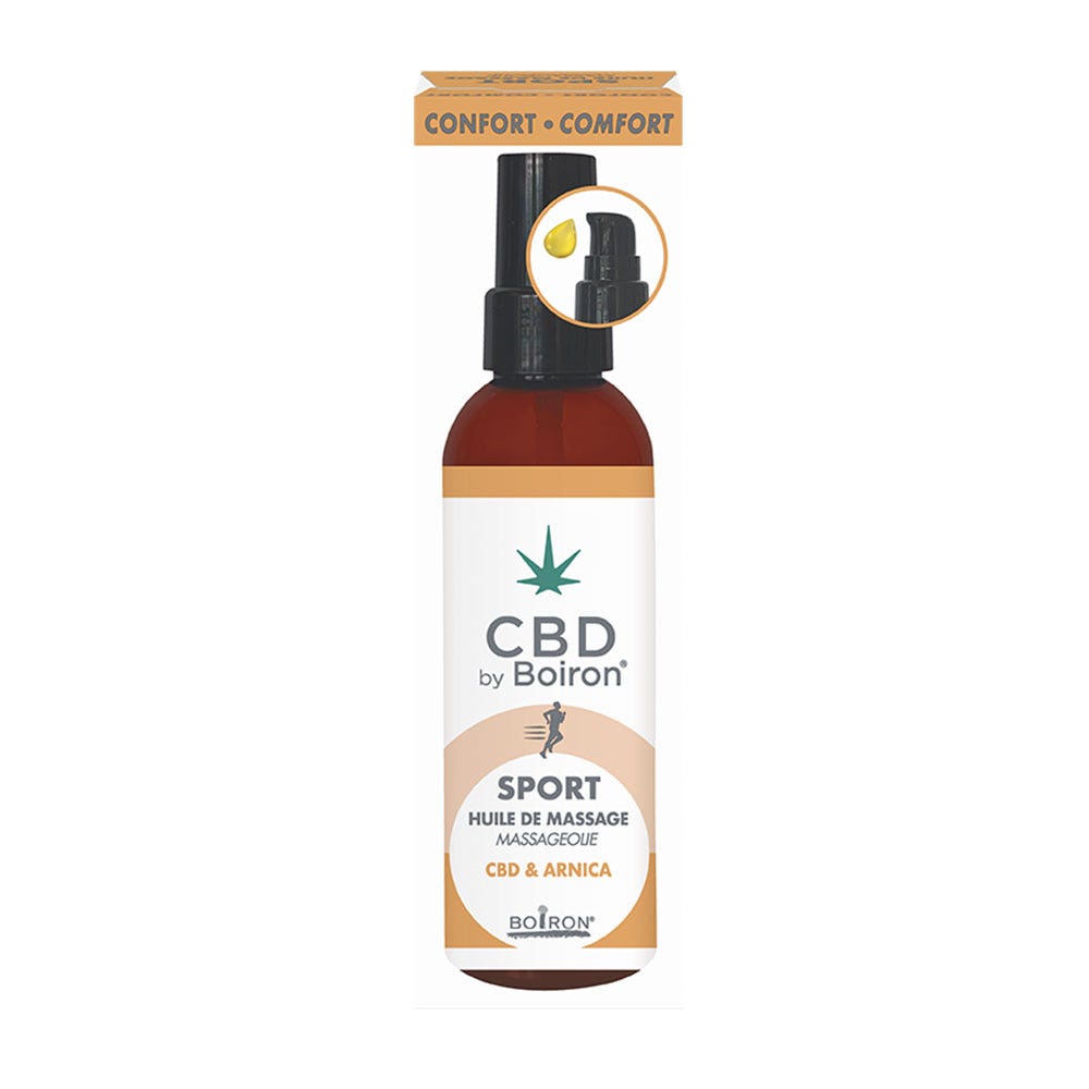 Boiron Huile de Masage CBD et Arnica 100ml