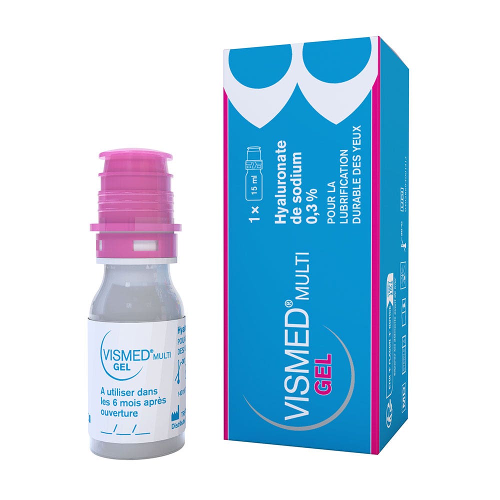 Horus Pharma Vismed Gel Multi Lubrification Durables des Yeux 15ml